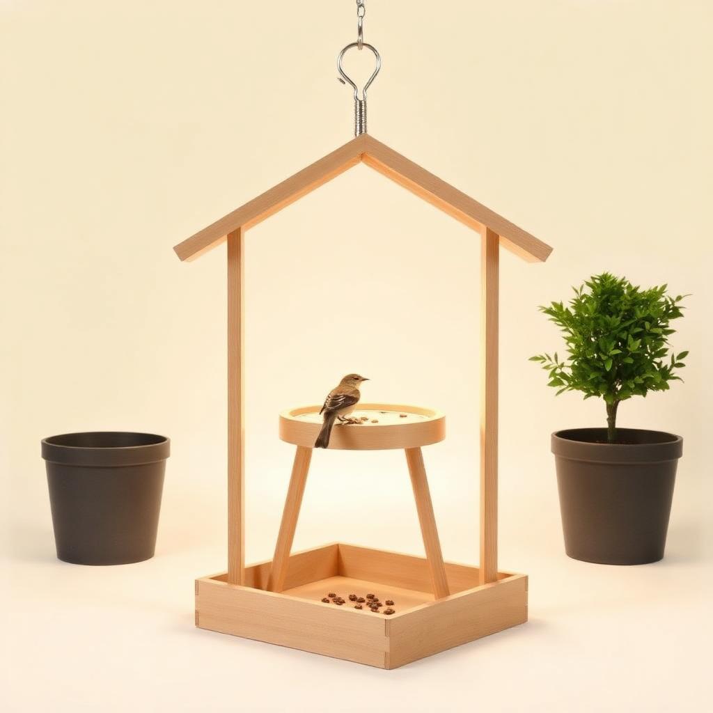 Compact Patio Bird Feeder